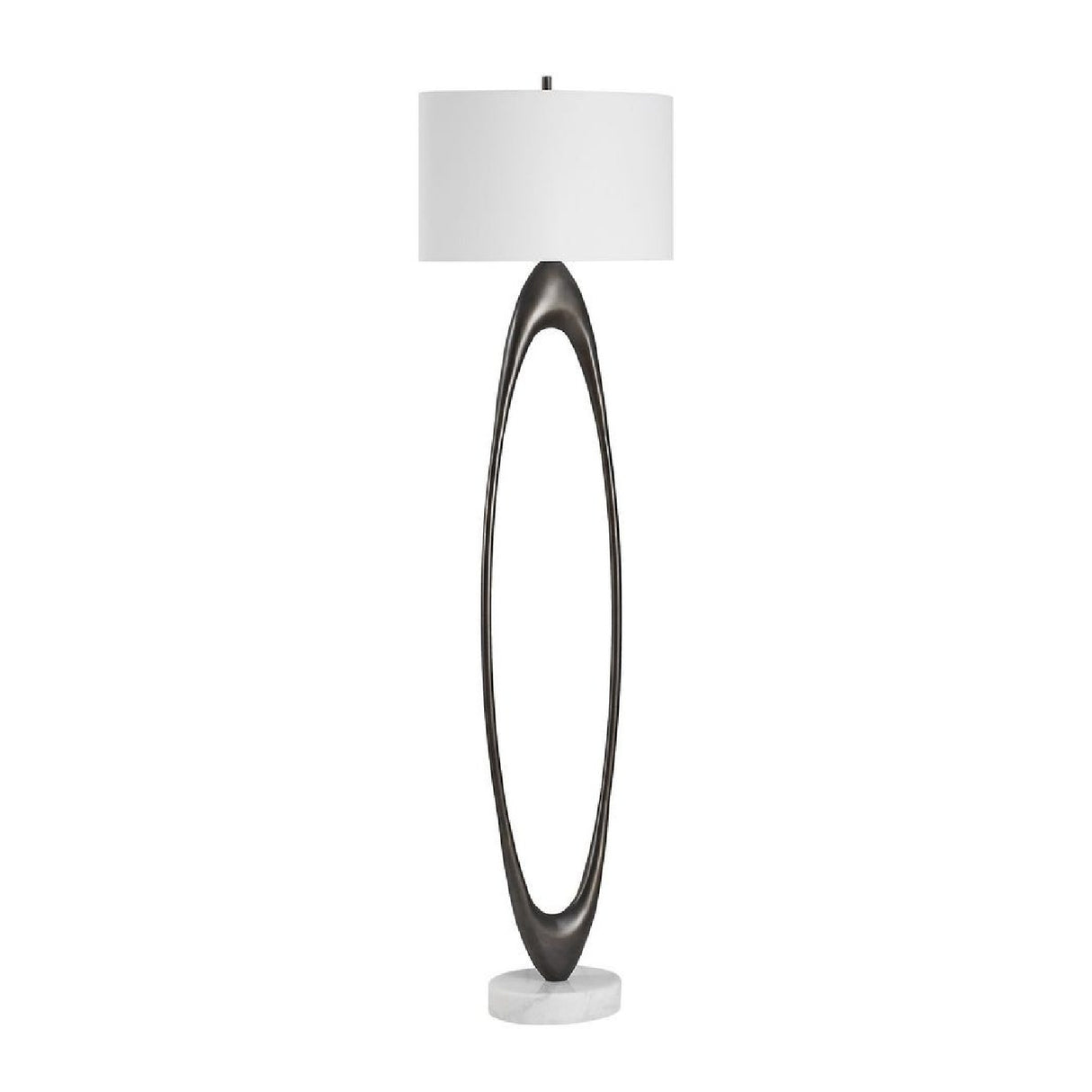 Bronze Open Oval Floor Lamp | Uttermost Sonic
