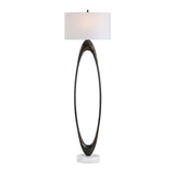 Bronze Open Oval Floor Lamp | Uttermost Sonic