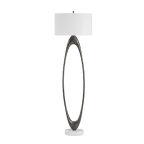 Bronze Open Oval Floor Lamp by Uttermost Sonic
