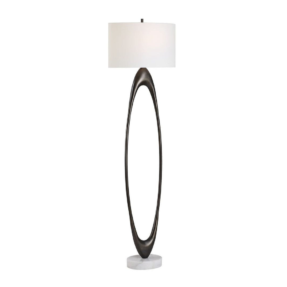 Bronze Open Oval Floor Lamp | Uttermost Sonic