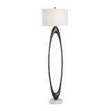 Bronze Open Oval Floor Lamp | Uttermost Sonic