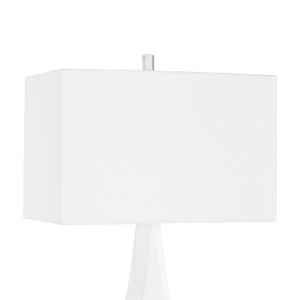   White Sculptural Table Lamp | Oroa.com