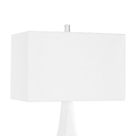 White Sculptural Table Lamp | Uttermost Mayme