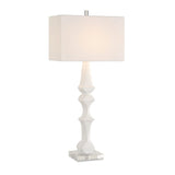 White Sculptural Table Lamp | Uttermost Mayme