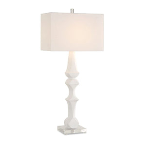   White Sculptural Table Lamp | Oroa.com