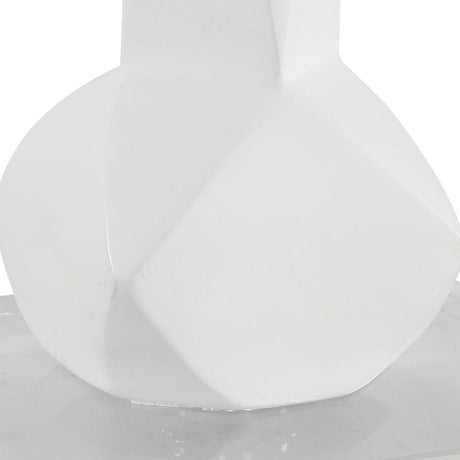White Sculptural Table Lamp | Uttermost Mayme