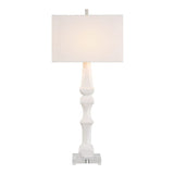 White Sculptural Table Lamp | Uttermost Mayme