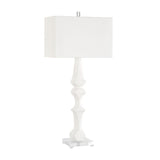 White Sculptural Table Lamp | Uttermost Mayme