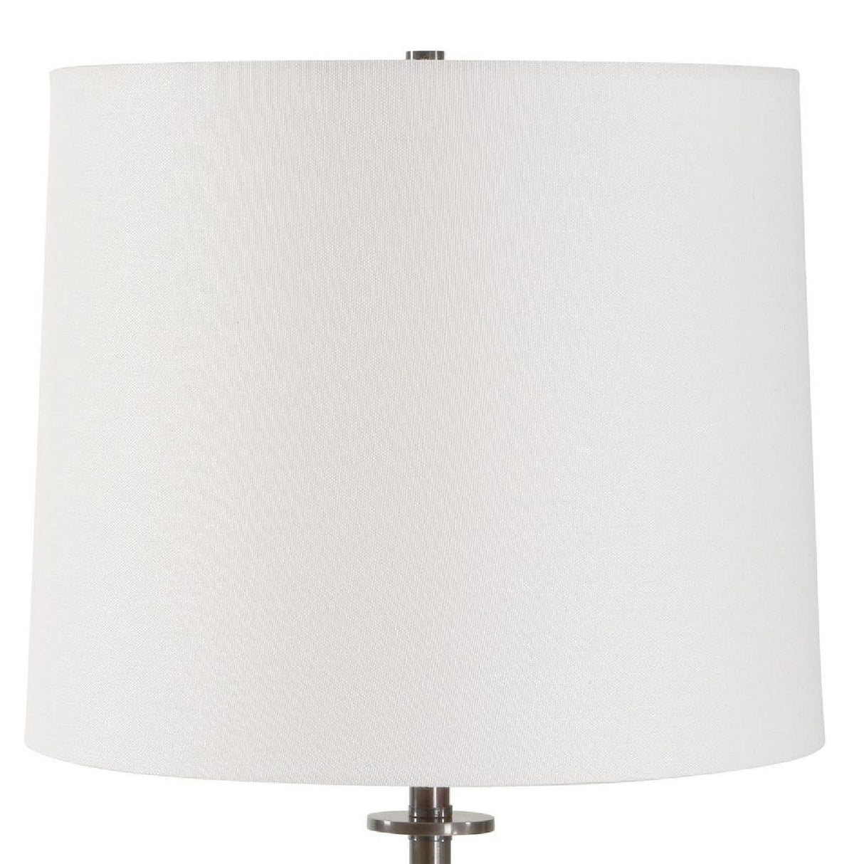 White Linen Shade Buffet Lamp | Uttermost Dempsey - www.oroa.com