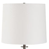 White Linen Shade Buffet Lamp | Uttermost Dempsey - www.oroa.com