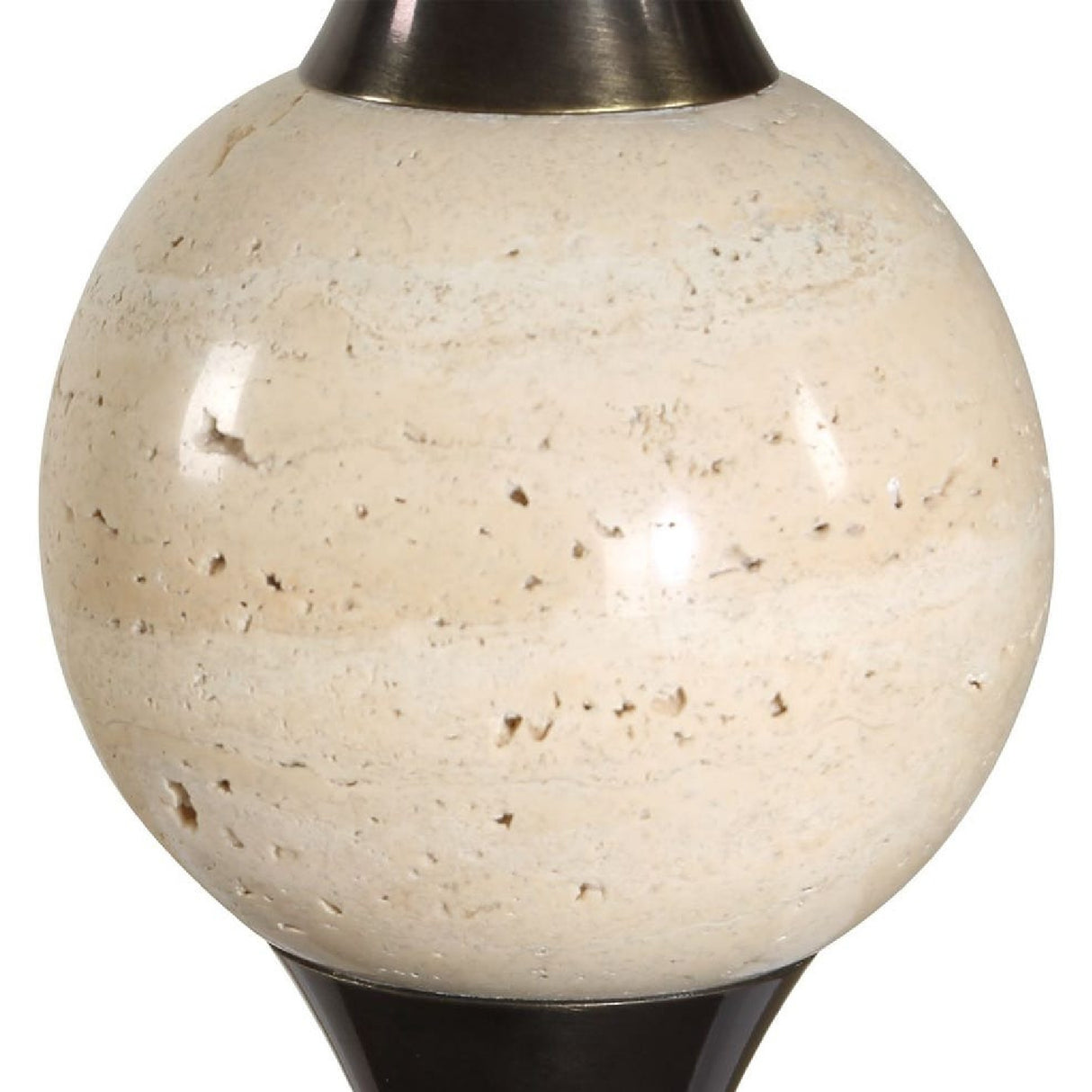 White Linen Shade Buffet Lamp | Uttermost Dempsey - www.oroa.com