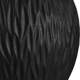 Chiseled Black Ceramic Table Lamp | Uttermost Levee