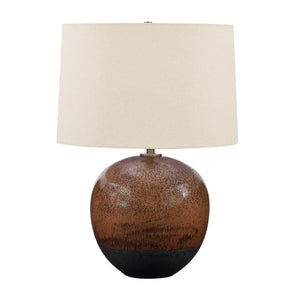   Spherical Brown Table Lamp | Oroa.com