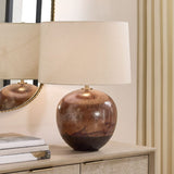 Spherical Brown Table Lamp | Uttermost Brownell