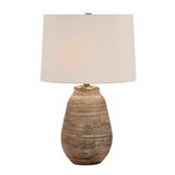 Distressed Gray Ceramic Table Lamp | Uttermost Tonachio