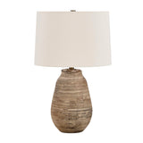 Distressed Gray Ceramic Table Lamp | Uttermost Tonachio