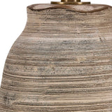Distressed Gray Ceramic Table Lamp | Uttermost Tonachio
