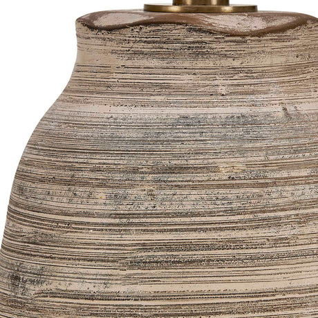 Distressed Gray Ceramic Table Lamp | Uttermost Tonachio
