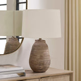 Distressed Gray Ceramic Table Lamp | Uttermost Tonachio