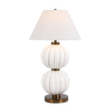 Stacked White Spheres Table Lamp | Uttermost Irena