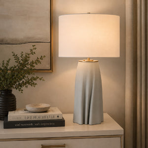   Light Blue Ceramic Table Lamp | Oroa.com