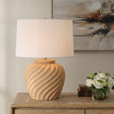 Reeded Terracotta Table Lamp | Uttermost Farai