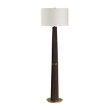 Modern European furniture - Dark Oak Wood Floor Lamp - www.oroa.com