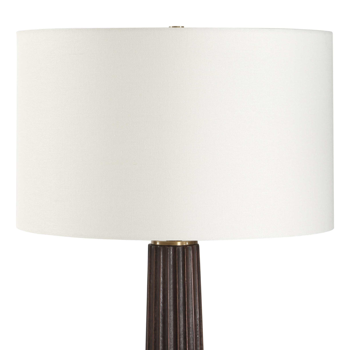 Modern European furniture - Dark Oak Wood Floor Lamp - www.oroa.com