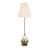 Smoked Bronze Glass Buffet Lamp | Uttermost Cardoni