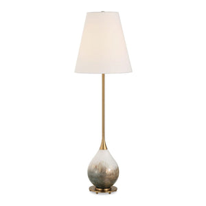   Smoked Bronze Glass Buffet Lamp | Oroa.com