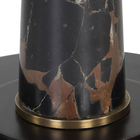 Black Marble Base Floor Lamp | Uttermost Tallarico