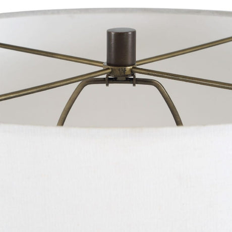 Black Marble Base Floor Lamp | Uttermost Tallarico