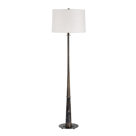 Black Marble Base Floor Lamp | Uttermost Tallarico
