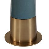 Blue Tapered Ceramic Floor Lamp | Uttermost Riccardi