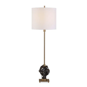 Black Organic-Shaped Buffet Lamp by Uttermost Flori