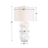 Modern European furniture - White Coral Inspired Table Lamp - www.oroa.com