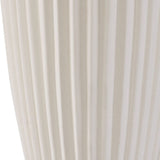 Modern European furniture - White Fluted Ceramic Table Lamp - www.oroa.com