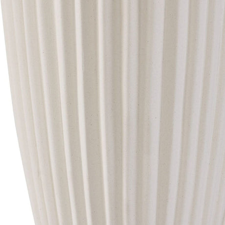 Modern European furniture - White Fluted Ceramic Table Lamp - www.oroa.com