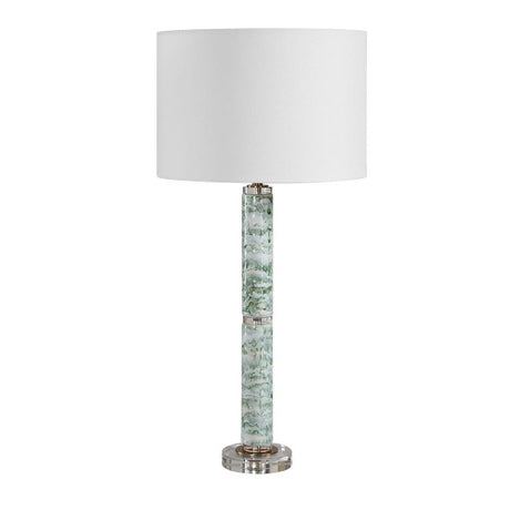 Modern European furniture - Ceramic Column Table Lamp - www.oroa.com