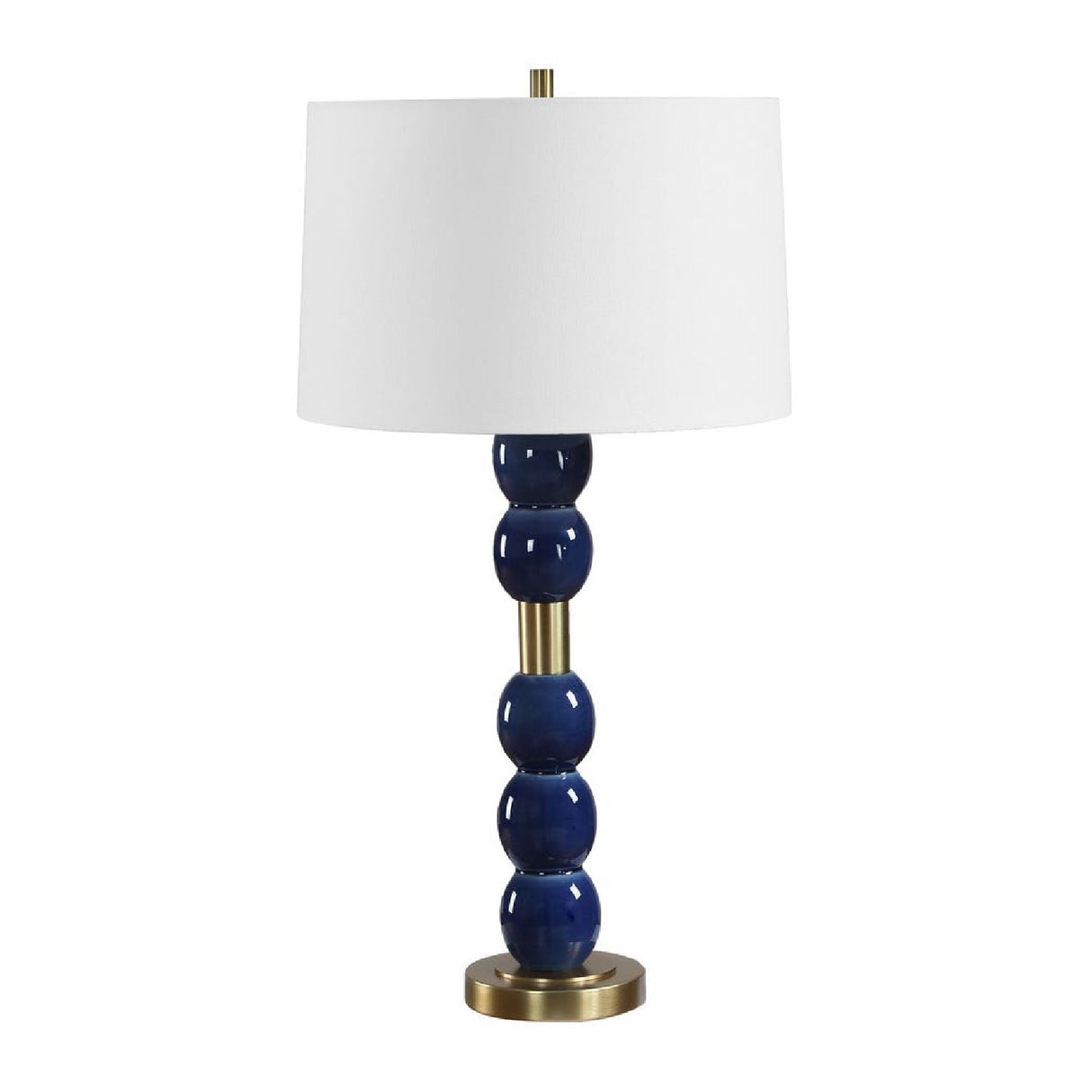  Stacked Blue Orbs Table Lamp | Oroa.com