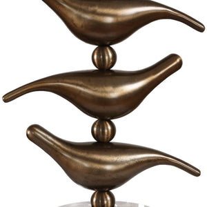   Stacked Bronze Songbirds Table Lamp | Oroa.com