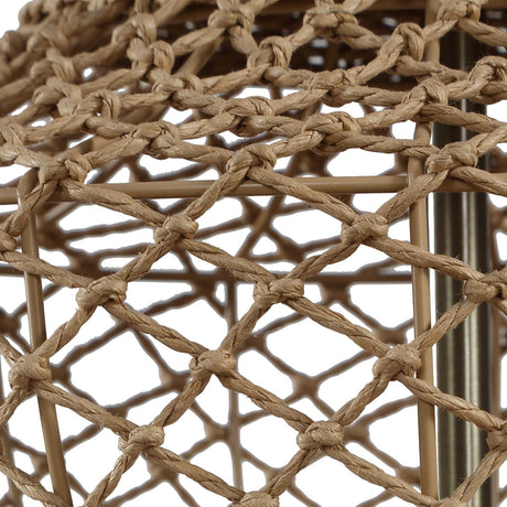Modern European furniture - Woven Rattan Base Table Lamp - www.oroa.com