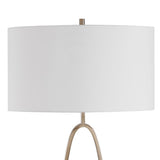 Oval Antique Brass Floor Lamp | Uttermost Tordin