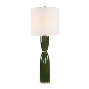 Green Hourglass Table Lamp by Uttermost Nacua