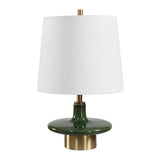 Modern European furniture - Green Ceramic Table Lamp - www.oroa.com