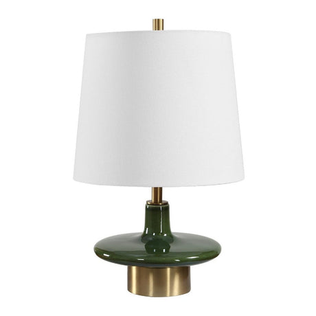 Modern European furniture - Green Ceramic Table Lamp - www.oroa.com