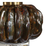 Modern European furniture - Stacked Fluted Ceramic Table Lamp - www.oroa.com