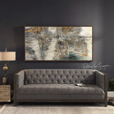 Modern European furniture - Textured Abstract Hand-painted Artwork - www.oroa.com