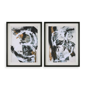 Modern European furniture - Framed Abstract Artwork Set (2) - www.oroa.com