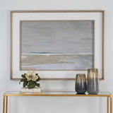 Modern European furniture - Abstract Shoreline Framed Artwork - www.oroa.com